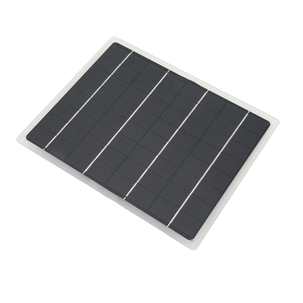 10W Solar Panel Portable Solar Battery Charger RV Accessories with Dual USB Port for Car