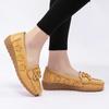 Women's Flats Moccasins Driving Shoes Casual Walking Minimalist Soft Summer Hollow Flower Shoes for Students Girl Over Sized