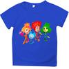 Die Fixies Grafik Kinder T-Shirt Mode Lässige Oberteile Kurzarm T-Shirt Mädchen Kleidung Sommer Rundhals T-Shirt Kinderkleidung Straße