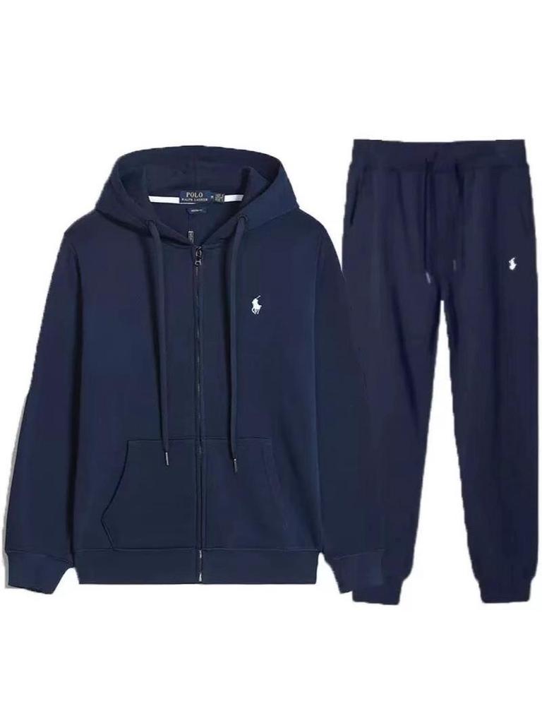 2025 Trendiges Herren-Stickerei-Cardigan-Hoodie & Hosen-Set - Frühling/Herbst Freizeitkleidung