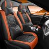 New 1PC Luxury Universal 5D PU Leather Front Seat Cover Car Seat Mat Waterproof Car Seat Protector Breathable(Only Seat Cover)