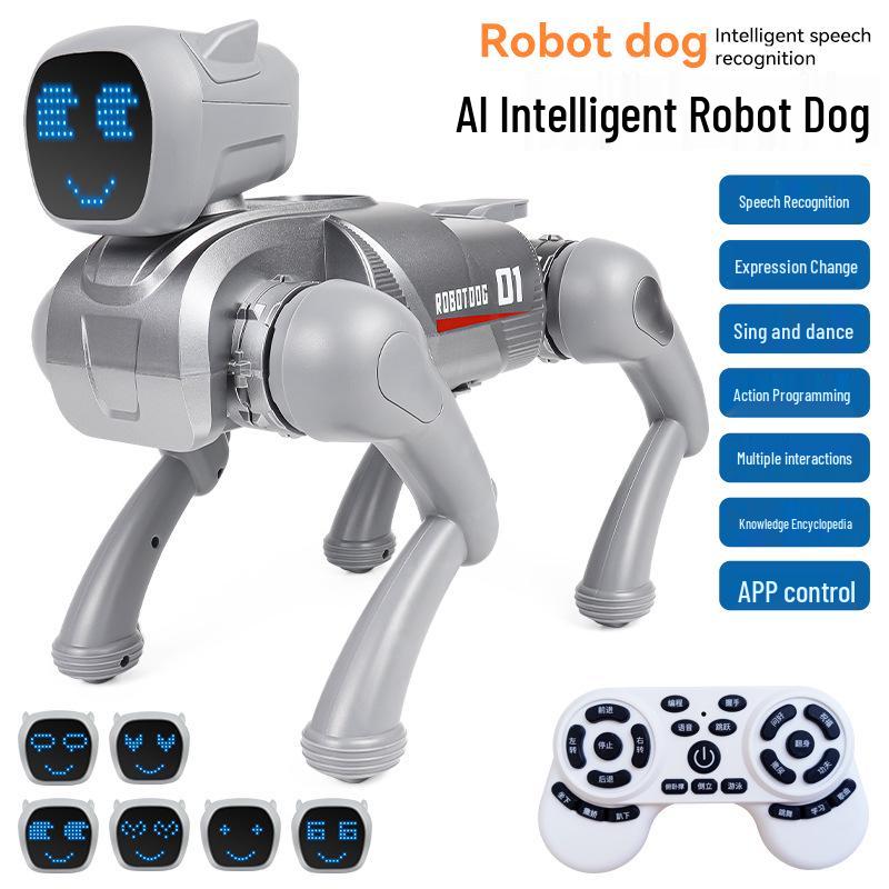 AI Robot Dog: Smart Educational Toy & Companion with Remote Control for Children