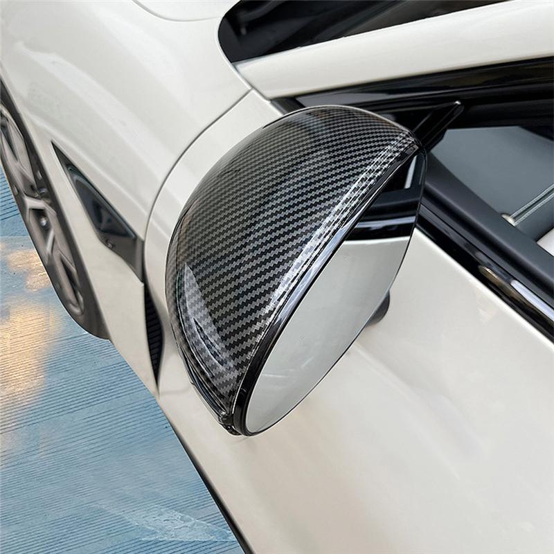Car Rearview Mirror Cover Protective Cover 6 Pcs Set for Xiaomi Su7 Side Mirror Scratch Resistant Modified Accessories Mysterious Black