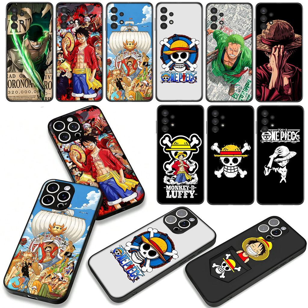 Eén Roronoa Zoro Logo Luffy Piece Telefoonhoesje Case voor OPPO A54 A40 A60 A80 A18 A16 A17 A38 A78 A79 A57 A55 A96 A15 A12 Behuizing