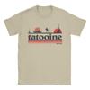 Casual Planet Sky Tatooine T-Shirts for Men Crewneck Cotton T Shirt Short Sleeve Tee Shirt Classic Clothes