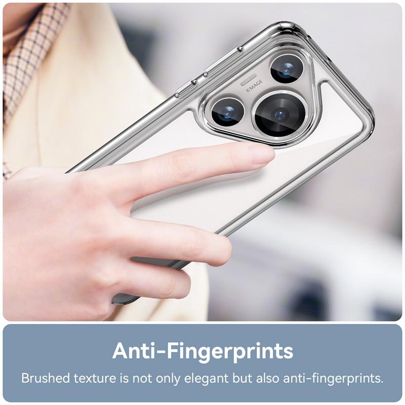 For Huawei Pura 70 Pro Case Huawei Pura 70 Pro Plus Ultra Cover Shockproof Hard PC Luxury Silicone Protective Phone Back Cover For Huawei Pura 70