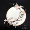 Plum Blossom Embroidery Cheongsam Patch - Chinese Style Decorative Flower Cloth Embellishment
