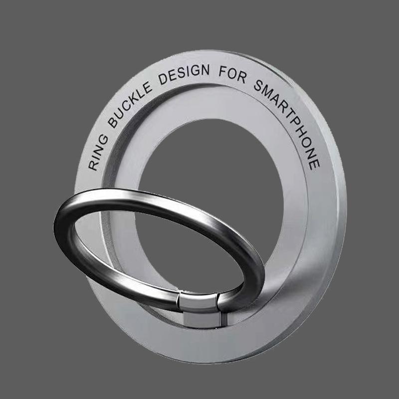 

Mobile Phone Magnetic Holder for Magsafe Metal Finger Ring Folding Strong Magnet Stand Portable Bracket for iPhone 15 16 17 Pro