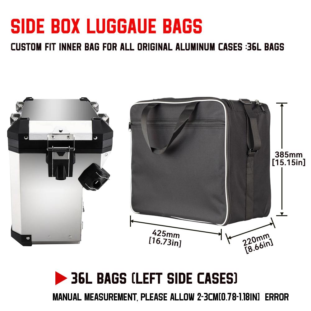 Taška na kufr motocyklu Horní kufr Vnitřní taška Zavazadlové tašky pro BMW R1200GS R1250 R1250 gs adventure taška na kufry taška na motocykly