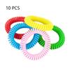 10 Pack Natural Mosquito Repellent Bracelet Wrist Band Bug Insect Protection