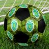 SIZE 5 Sporting CP Soccer Ball Colorful All Ages Machine Stitched PVC Competition Ready Durable High-Bounce