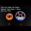 Premium Round Silicone Main Line Leader Rig Storage Tackle Box Case S L Line Holders Fishing Tackle