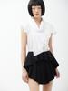 SMIEUR Layered Skirt (Black)