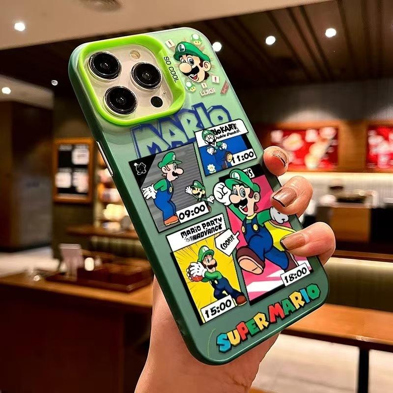 Popular Super Mario PDD gaming phone case for iPhone 16 Pro Max and iPhone 15