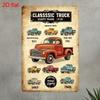 Vintage Metal Sign Classic Truck Wall Decor 20x30cm Kitchen Art Poster