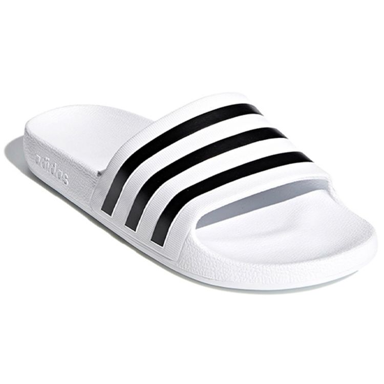 Adidas Adilette Aqua Slides Cloud White  Unisex Sandals Core-Black F35539
