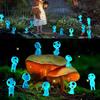 10Pcs Miniatures Luminous Elf Home Garden DIY Accessories Glowing Doll Moss Microlandscape Decoration Home Funny Night Light Toy
