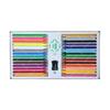 Doms Non Toxic 28 Shades Plastic Crayons Set for Kids Drawing Art School Supplies Erasable Sharpenable Pack of 1