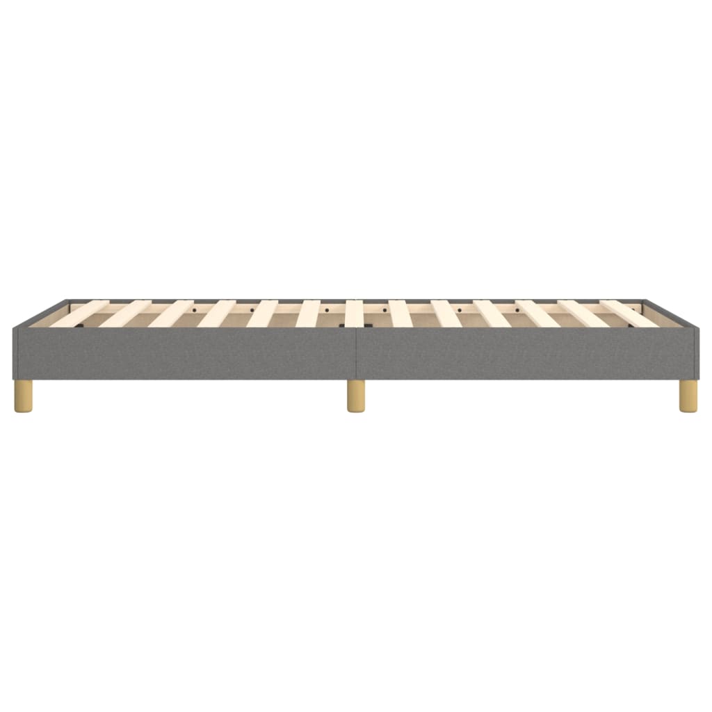 Vidaxl Bed Frame Without Mattress, Dark Gray, 80X200 Cm, Upholstered