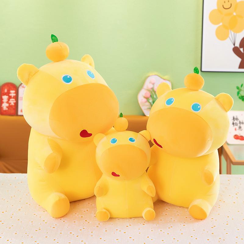 The new capybara lulu cartoon doll funny doll plush toy gives girls holiday gifts to soothe the doll