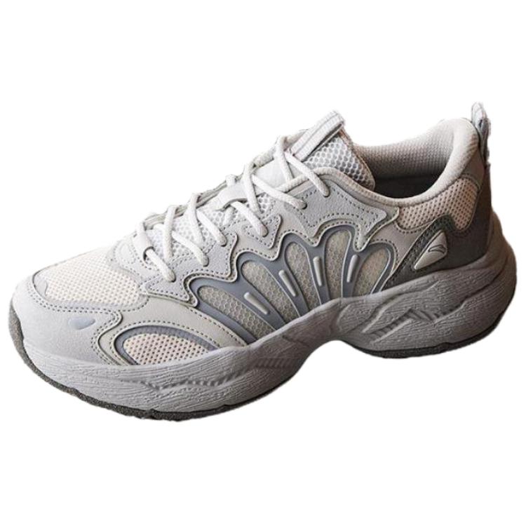 Anta Meteor 3 Comfortable Fashion Shock Absorbing Breathable Low Top Dad Shoes Men Sneakers Gray 112538851-4