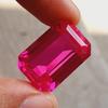 12 Ct Natural Mozambique Rich Pink Sapphire Radiant Cut Loose Gemstone