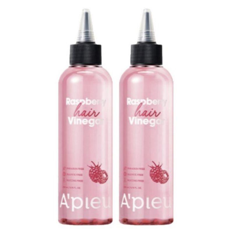 A'PIEU Raspberry Hair Vinegar 200ml | pH Balancing Hair & Scalp Care for Smooth, Shiny Hair