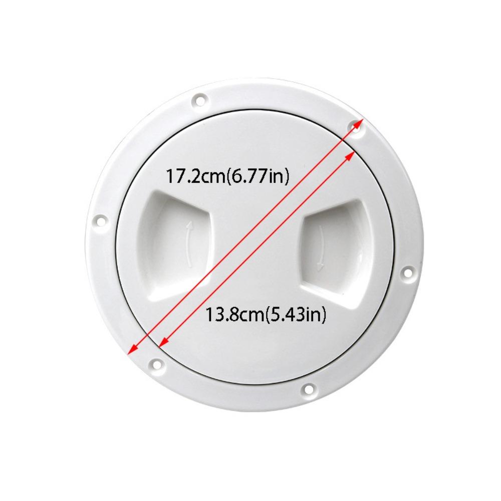 Plastic Hatch Cover Round Boat Screw Out Plate Deck Cover Lid Inspection Plate  Marine Boat