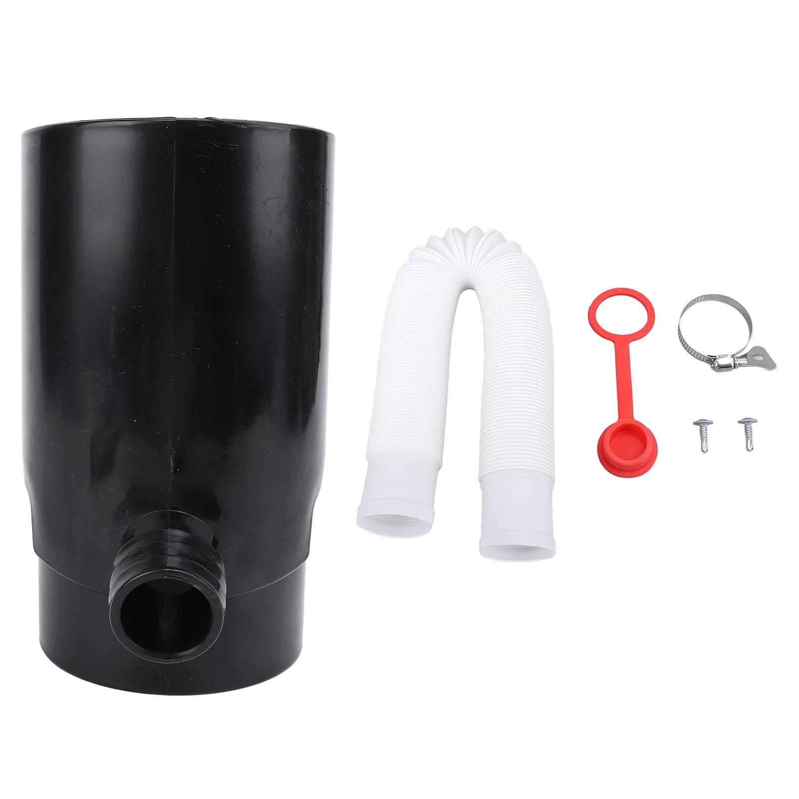 

10 см система сбора дождевой воды эффективный круглый водосточный желоб для систем полива аквариумов Black