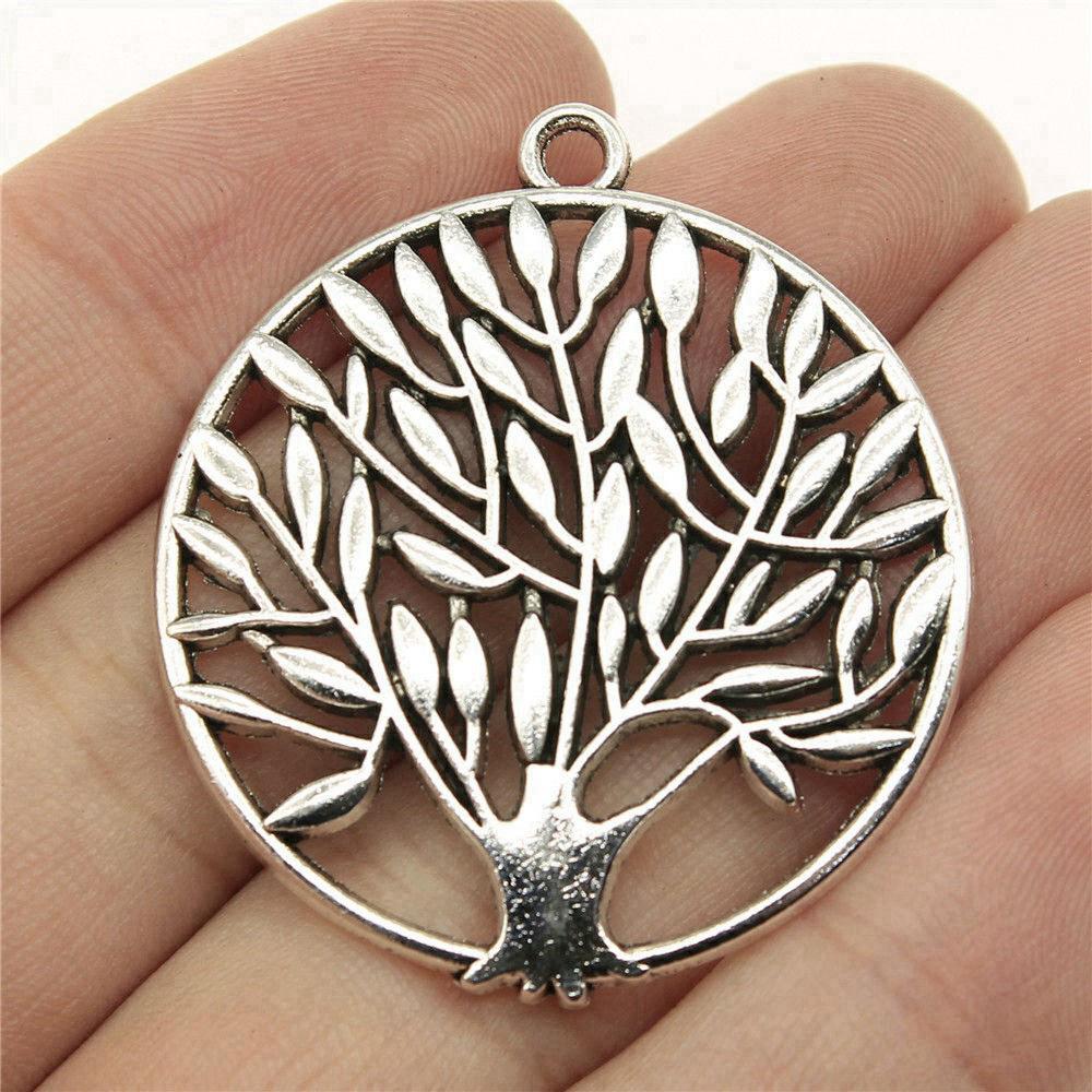 Charms Big Tree Of Life Pendants Wedding Jewelry Findings QC017