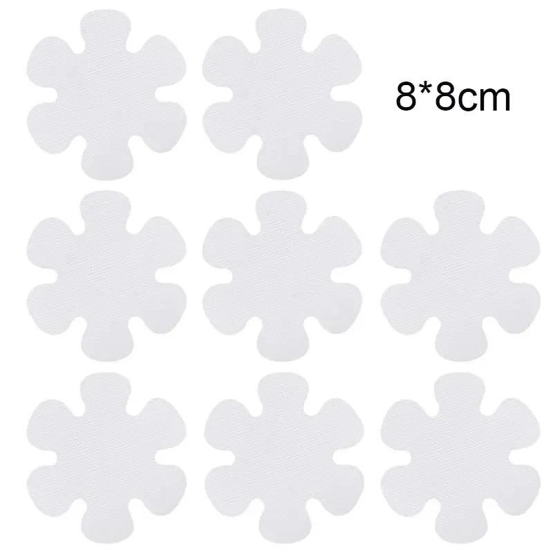 6/12/20PCS Anti Slip Bathtub Stickers Waterproof Flower Shaped Self-Adhesive Safety Shower Anti-Slip Appliques for Home Bathroom
