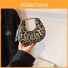 Fashionable Leopard Print Pattern Pu Satchel With Mobile Pocket For Casual Outings
