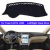 Auto Armaturenbrett Abdeckung Dash Matte Teppich Umhang Für Für Tesla S 2012 -2020 2019 2018 2017 2016 2015 Anti-Sonne Sonnenschutz Auto Styling Auto