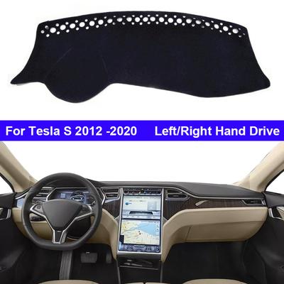 Car Dashboard Cover Dash Mat Carpet Cape For For Tesla S 2012 -2020 2019 2018 2017 2016 2015 Anti-sun Sun Shade Car Styling Auto