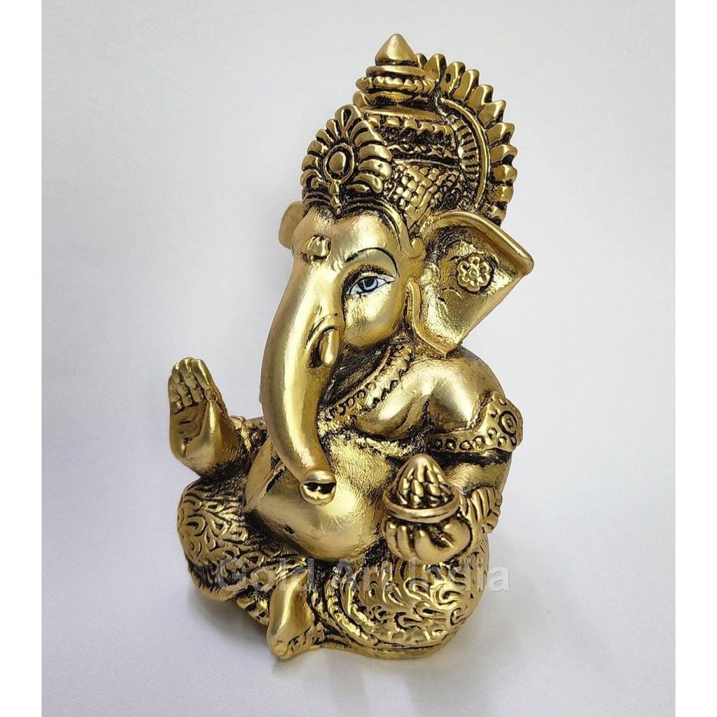 Ganesha Idol | Ganesh Statue for Home Decor | Ganesha Murti for Office Desk, & Ganpati Idol for Car Dashboard