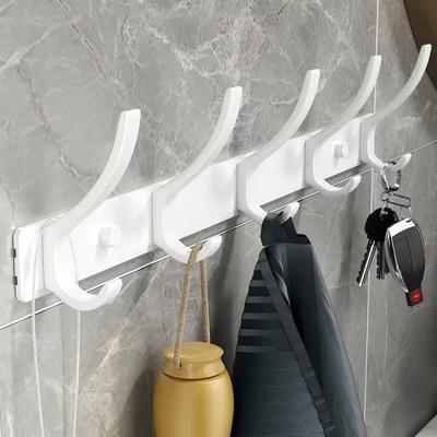 Doppelter Kleiderbügel-Kleiderhaken, 3 6 Kleiderbügel, Badezimmer-Kleiderhaken, hängende Kleidung, Hutaufbewahrung, Handtuchhalter, Garderobenständer