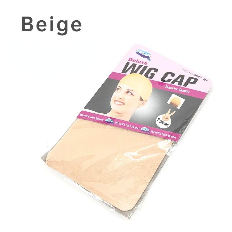 

6Pieces (3Packs) Wig Cap Fashion Stretchable Navel Hair Net 2Pcs/Pack Stocking Wig Caps Free Size Nylon Mesh Wave Cap