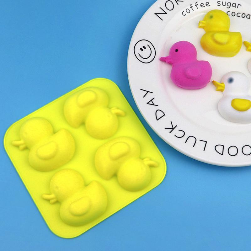 Ente Backen Silikonform Tierform Seifenherstellung Zubehör Keks Gelee Schokoladenform Für Kuchen Dekoration Küche Gebäck Werkzeug