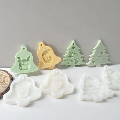 Christma Snowflake Elk Silicone Mould Aromatherapy Plaster Silicone Mold