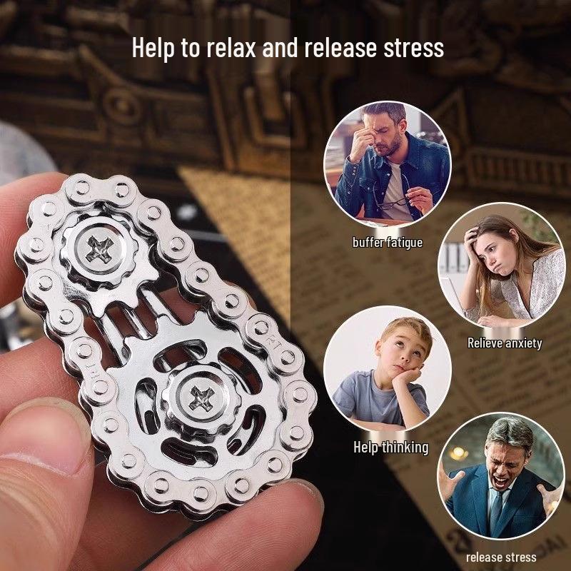 Fingertip Gear Gyro Stress-Relief Toy