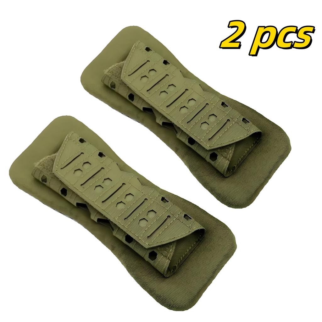 Laser Cutting Vest Shoulder Strap Pads Outdoor Backpack Breathable Mesh Cushion Shoulder Pad For Hunting Vest