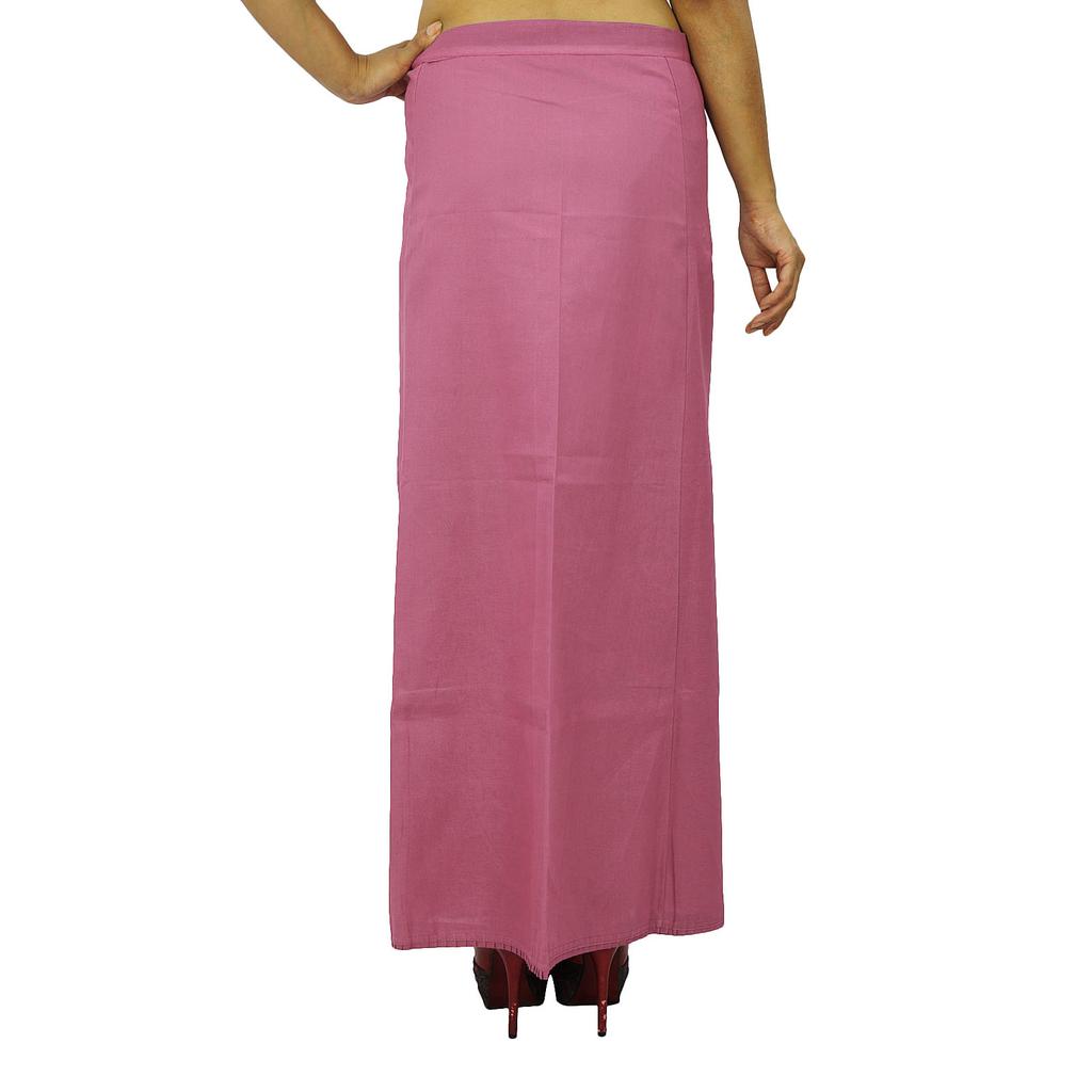 Inskirt Lining For Sari Ethnic Indian Ready-made Solid Cotton Petticoat