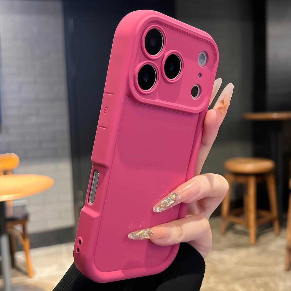 

Роскошный чехол-броня из жидкого силикона для iPhone 17 16 Pro Max Мягкие бамперные чехлы для iPhone 17 15 14 13 Pro Max Амортизирующий чехол For iPhone 17Pro Max