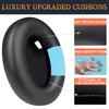 SOULWIT Replacement Ear Pads for Sony WH-1000XM4 (WH1000XM4) Headset - Headphone Pads Compatible, Soft Leather, High-Density Foam, Adds Thickness to E