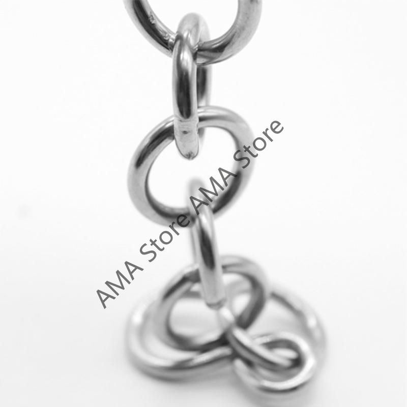 X7JF For Car Dent Rods Dent Repair Stainless Steel Chain 22.5cm Long Adjustable Hook