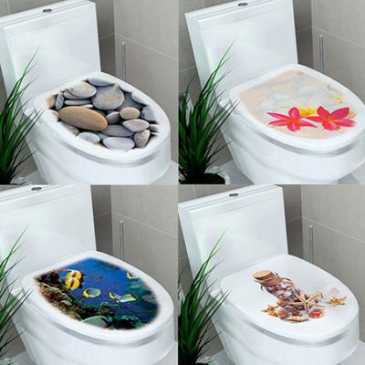 Bagno fai da te adesivo decorazione sedile WC adesivo da parete in vinile murale decorazioni per la casa