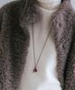Pearly More Red Jade String Necklace_Pm25N014Wt