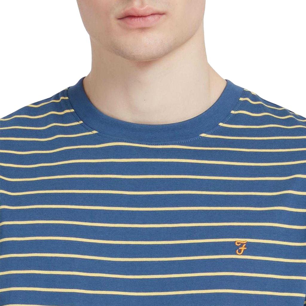Farah Mens Oakland Stripe T-Shirt