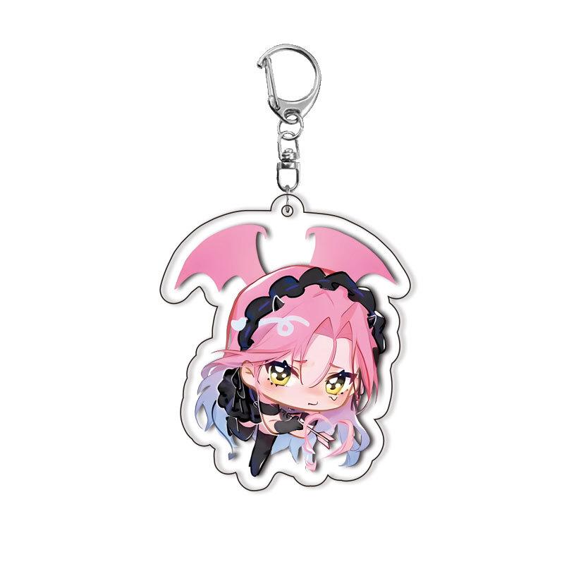 Sua Mizi Anime Keychain Acrylic Layered Irregular Stage Cute Charm Accessories Dropshipping Long Lasting Perfect Gift