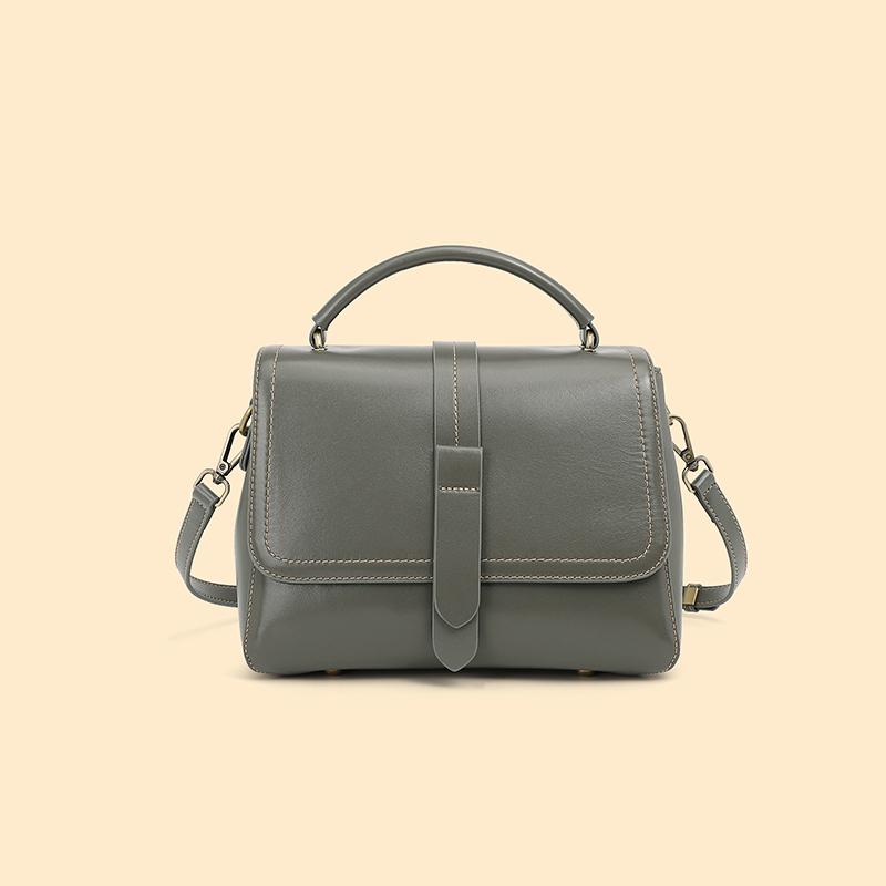 100% Genuine Leather Women's Bag 2026 New Luxury Designer Shoulder Bags Women Crossbody Bag Vintage Cowhide Female Handbags
